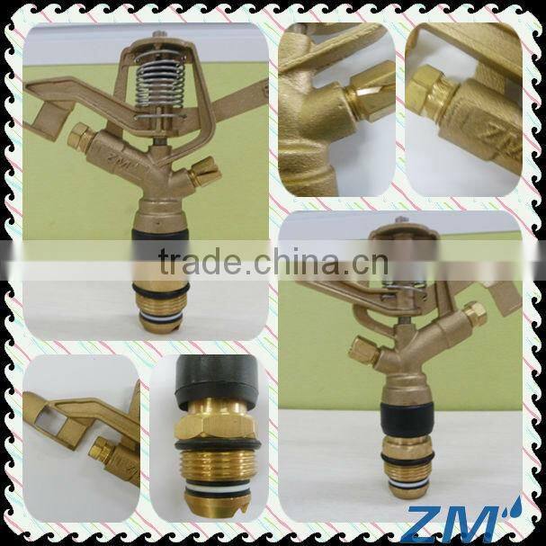 RM8034D,3/4"Full Circle Brass Impact Sprinkler