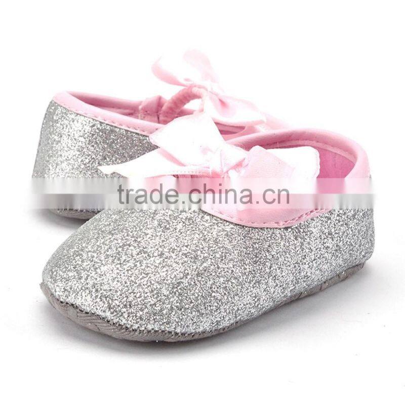 2016 A-bomb Summer Baby Girl toddler Soft Sole Bowknot Bling Bling Shoes Prewalker Socks Sneakers/baby girls prewalker shoes