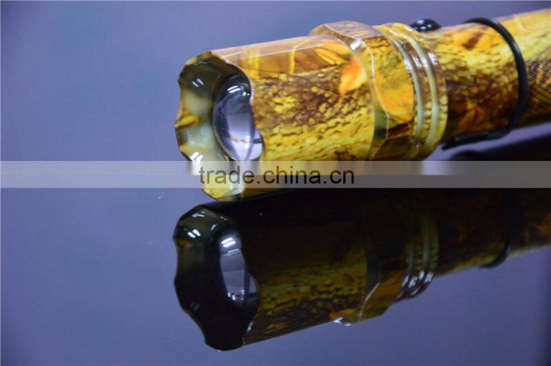 cool led flashlights torches, rechargeable led flashlight, camouflage torch