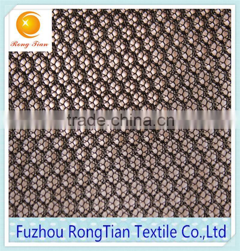 New flower style product black polyester tricot net fabric for decoration