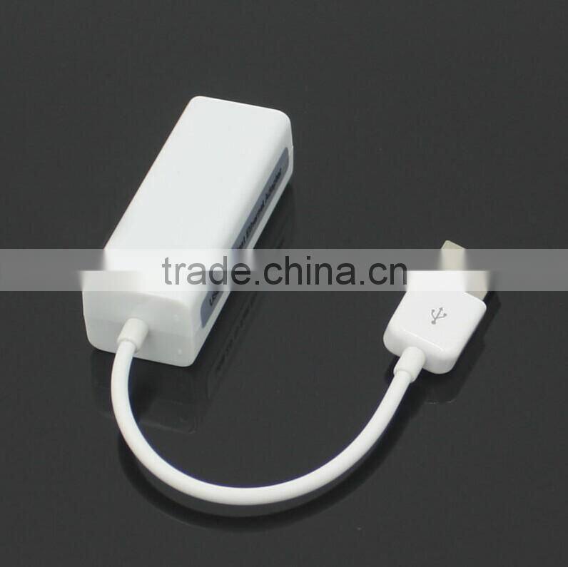 USB2.0 Male to LAN RJ45 Card Female Ethernet 10/100Mbps Wired Network LAN Cable Adapter