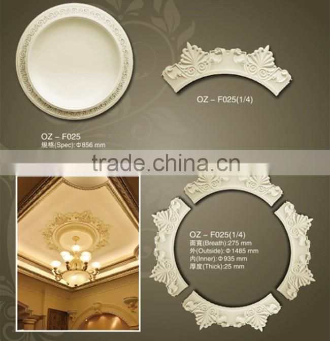 PU ceiling medallion tile,carved ceiling medallion