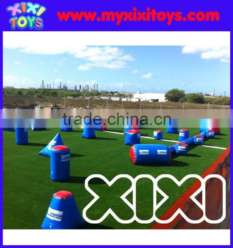 Newest funny 0.9mm PVC Inflatable Paintball Bunkers for sale