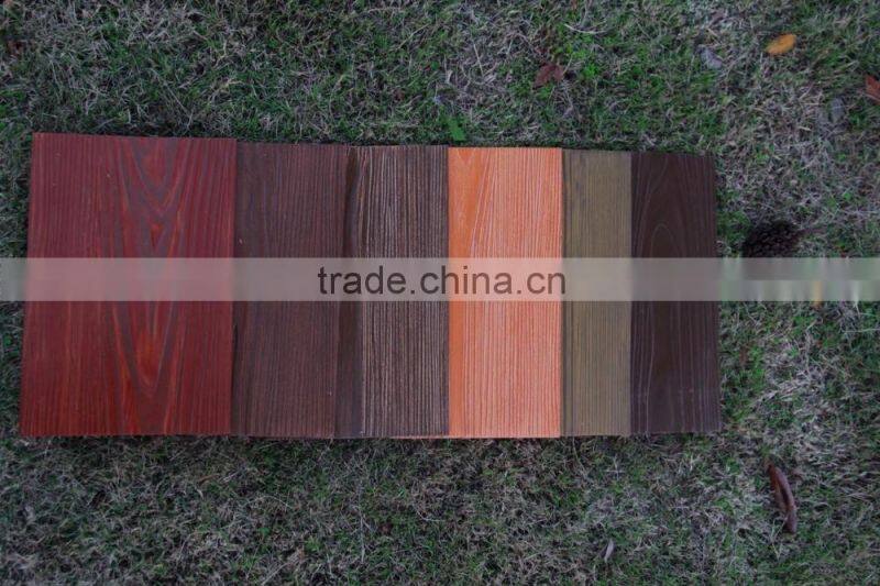 7.5mm thick Smooth and Wood Grain Fiber Cement Weatherboards plank for residential cladding