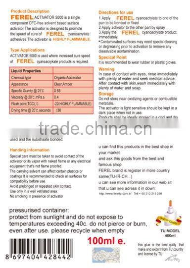 MDF KIT Cyanoacrylate Adhesive