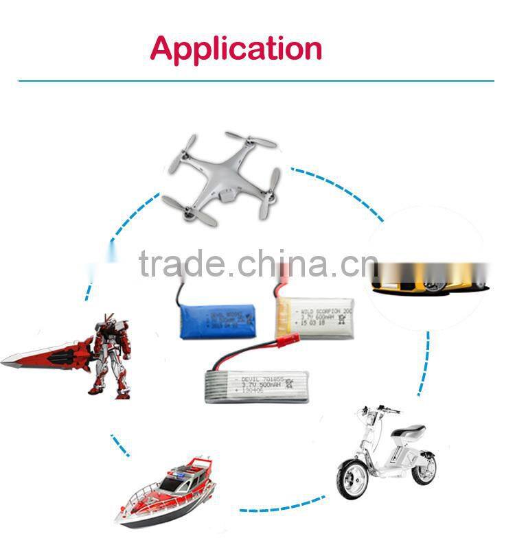 500mah li-ion battery pack rechargeable 3.7v battery lipo for CX-30/CX-31/6048F SYMA X5A/X5C