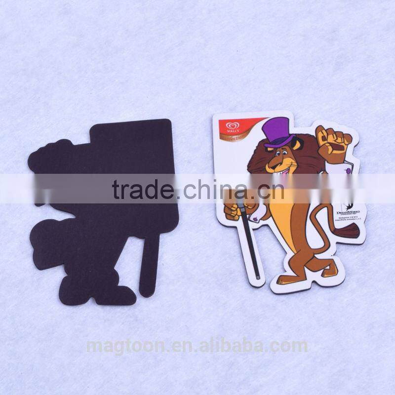 2016 custom lovely lion shape kids fridge magnets for decoration