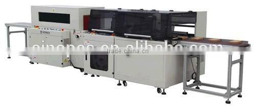 BTH-450+BM-500L SIDE SEALING & HIGH SPEED OF AUTOMATIC SHRINK PACKAGING MACHINE