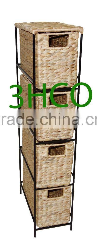2015 New Product Water Hyacinth Basket for Home Decoration and Furniture