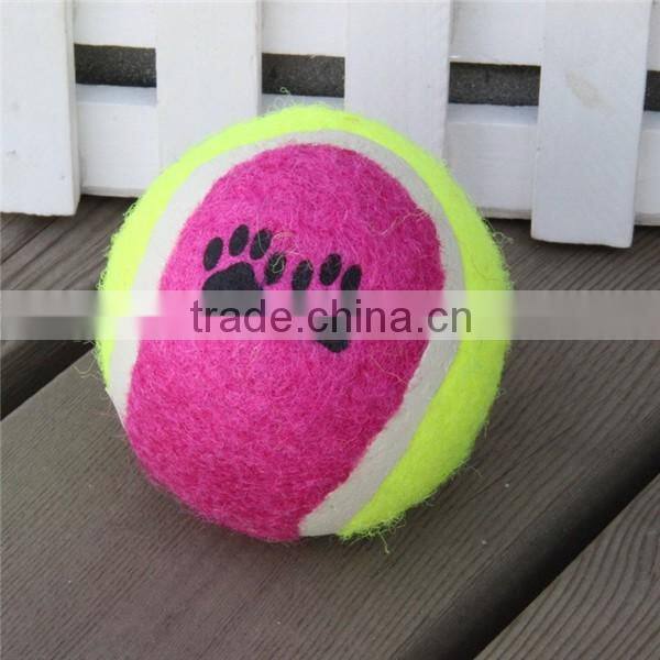 pet cotton tennis pet toy tennis ball factory bulk pet ball
