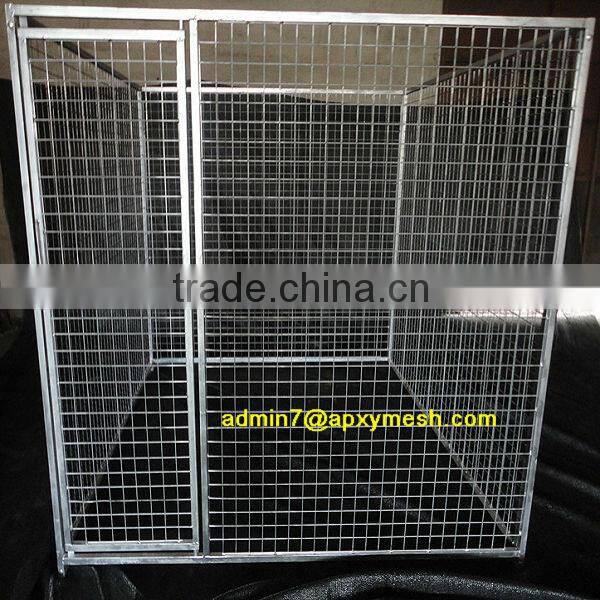 Cheap Hot dipped galvanized/PVC coated dog kennel/dog cage panel