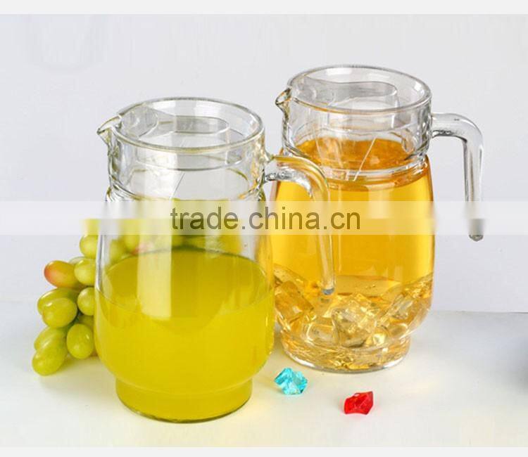 wholesale good quality cheap price decorative water/juice glass pitcher