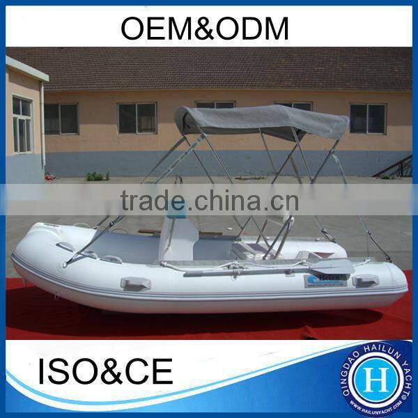 Fiberglass boats fishing boats rib 330 with outboard engine