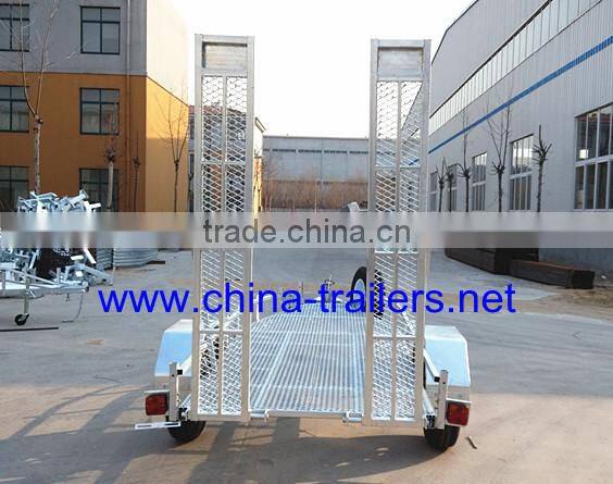 Mini Skid Steer Loader Trailer with Brake