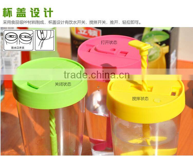 450ml Single Wall Seal Plastic Type Fashionable Joyshaker Water Bottle