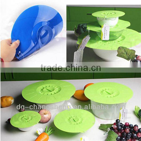New coming!!!attractive non-slip silicone cup cover,factory price coffee cup/bowl lids