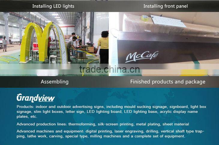 outdoor waterproof electronic billboard gas station led price sign