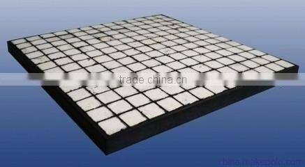 Ceramic rubber compound wear resistance material--flat lining plate/board/scale board;