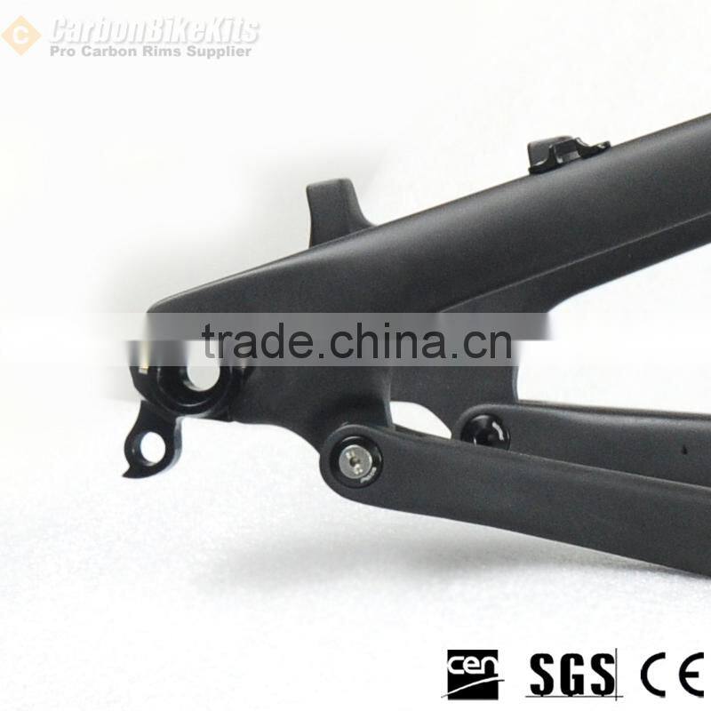 Chinese CarbonBikeKits 29er MTB dual suspension mtb frame CFM035