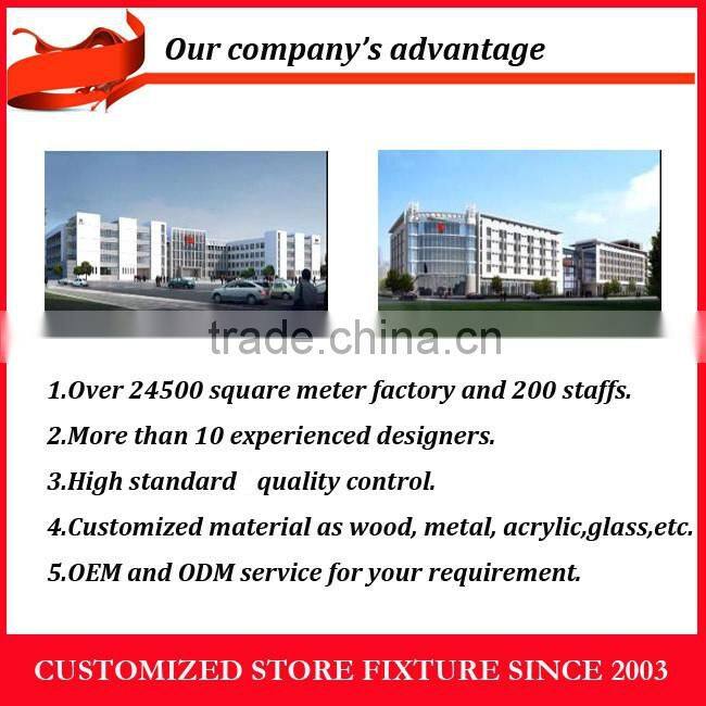 Design good quality metal hanging display stand with hook