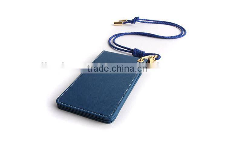 Promotional waterproof card case Credit Card Holder with logo debossed