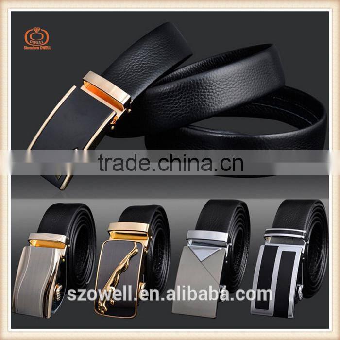 Wholesale Genuine Leather Belts for Men / Leather Black Belt Custom Logo