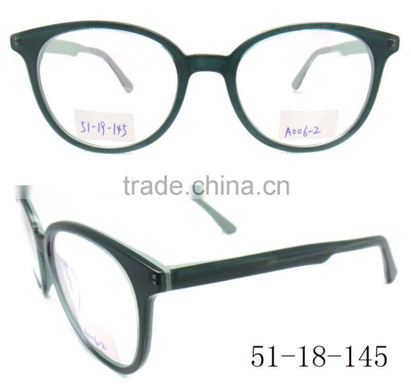 Wholesale new style fashion thinner acetate italian optical glasses