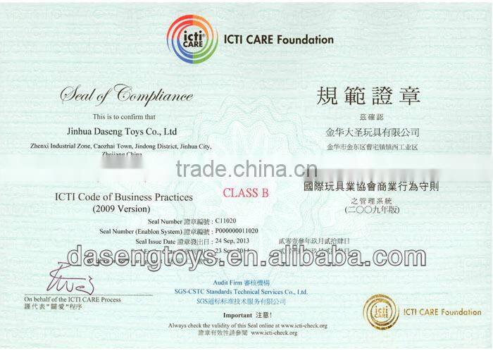 high quality painting plastic toys