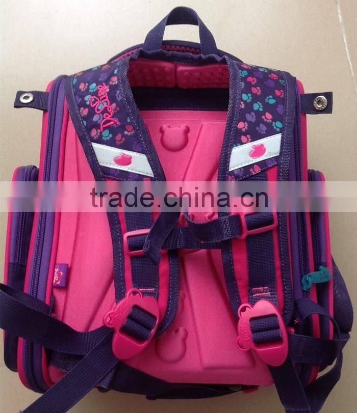 Primary kids cartoon school backpack child girls school bag