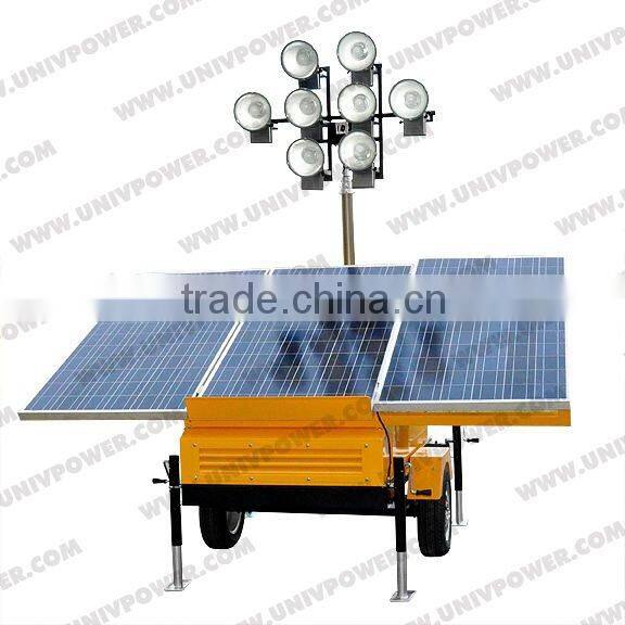 Green power Mobile Solar lighting tower