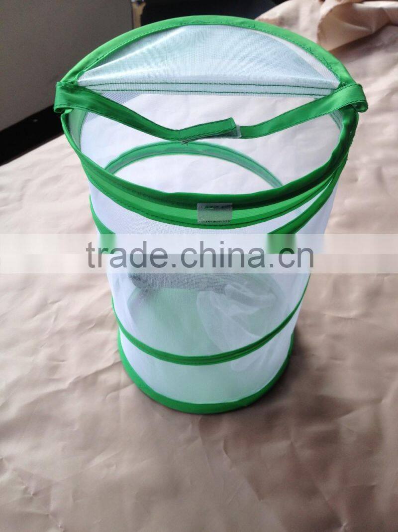 Portable mesh mini bird cage