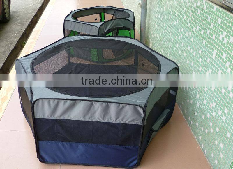 Pop up dog cage folding pet playpen cage house