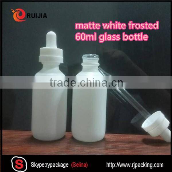 30ml matte frosted white black red glass dropper bottle 1oz square shape