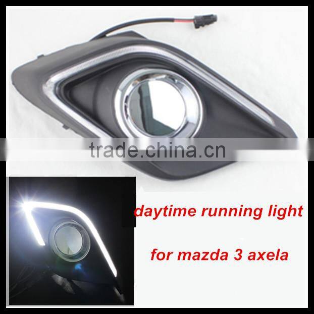 LED Daytime Running Light DRL For Mazda 3 Axela headlight Car Fog Lamp Mazda3 DRL 2014 Up