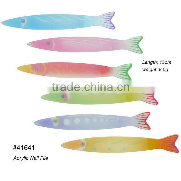 Crystal Glass and Rhinestone Nail File