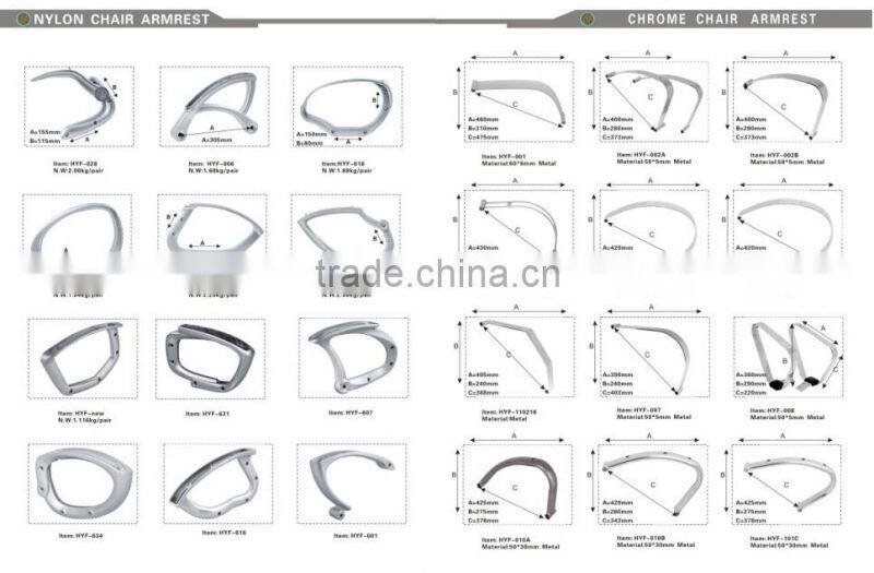 Plastic Material chair armrest