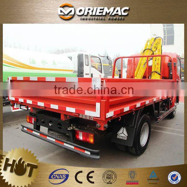 Telescopic boom truck mounted crane howo sinotruk ZZ1257N5247C for sale