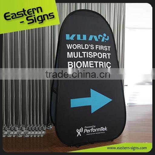 Printed Fabric Pop Up Banner Cheap Convenient Style Pop Out A Frame Banners