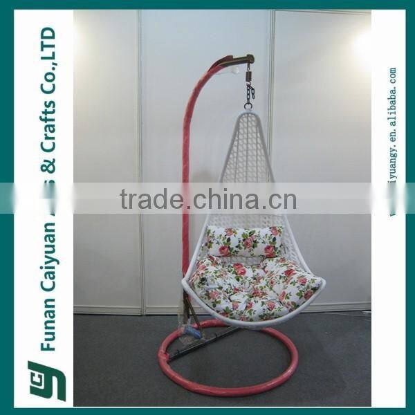 cheap best sell simple design handicraft garden swing chair