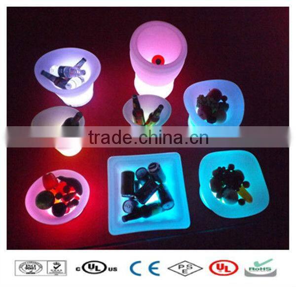 LED Ice Bucket, Color Controllable Ice Bucket Holder