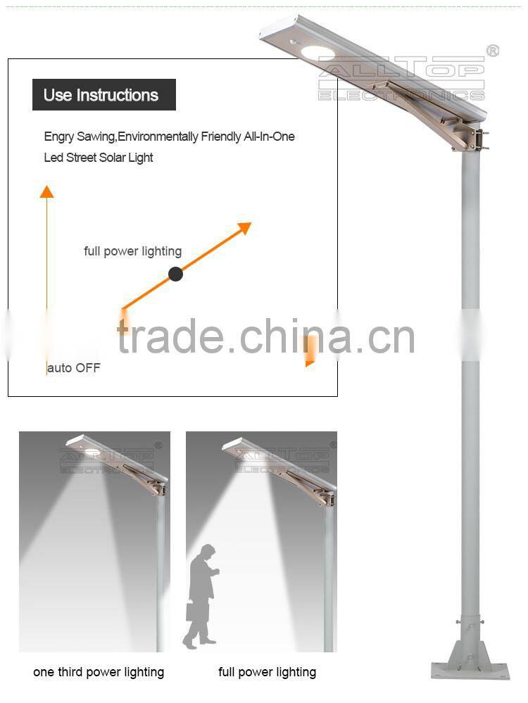 IP67 Waterproof high power 25w all in one solar street lamp