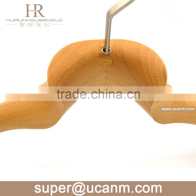 HRW-C8300NP wooden car coat hanger for clothes
