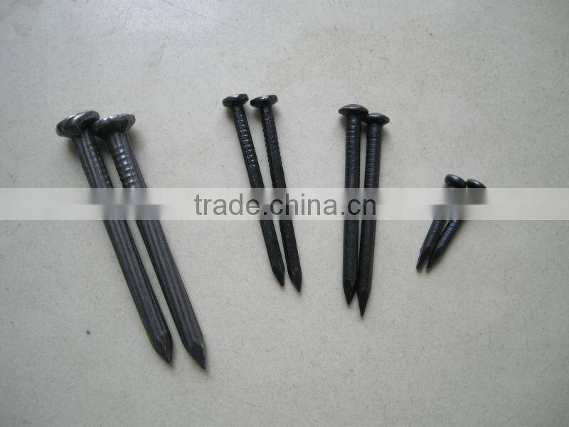 Black steel concrete nails factory