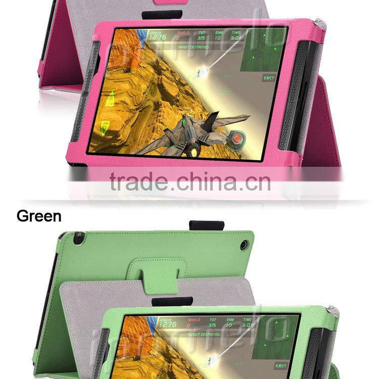 Cusotmized fashion design leather tablet case for Nvidia Shield Tablet