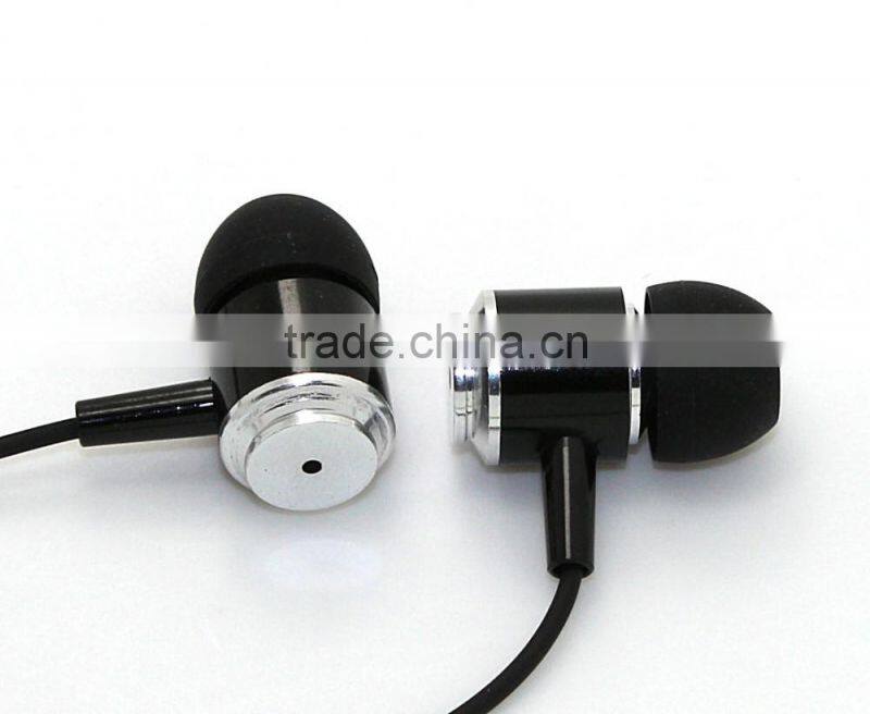 2016 Trending Products Metal Earphone Without Mic colorful