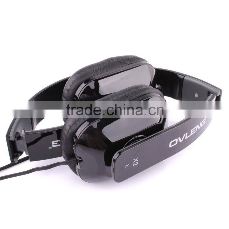 SUPER BASS 3.5MM PLUG STEREO HEADPHONES WITH CABLE MICROPHONE CONTROL