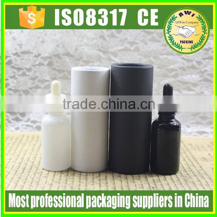 Screw Cap Sealing Type black frosted glass dropper bottle