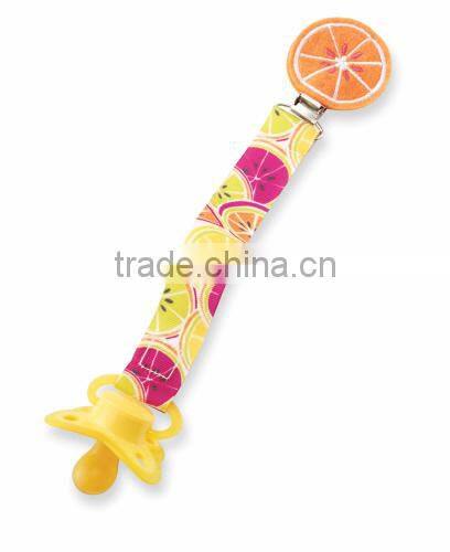 soother clip pacifier clip , pacifier chain and clip , metal pacifier clip