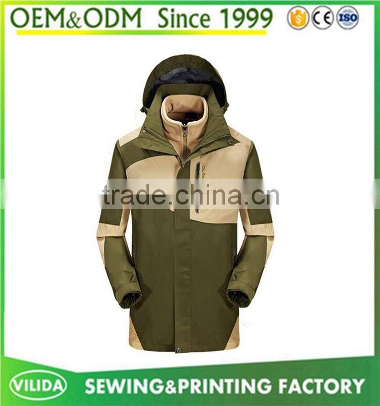 Custom high quality outdoor sport jacket waterproof coat windproof jacket