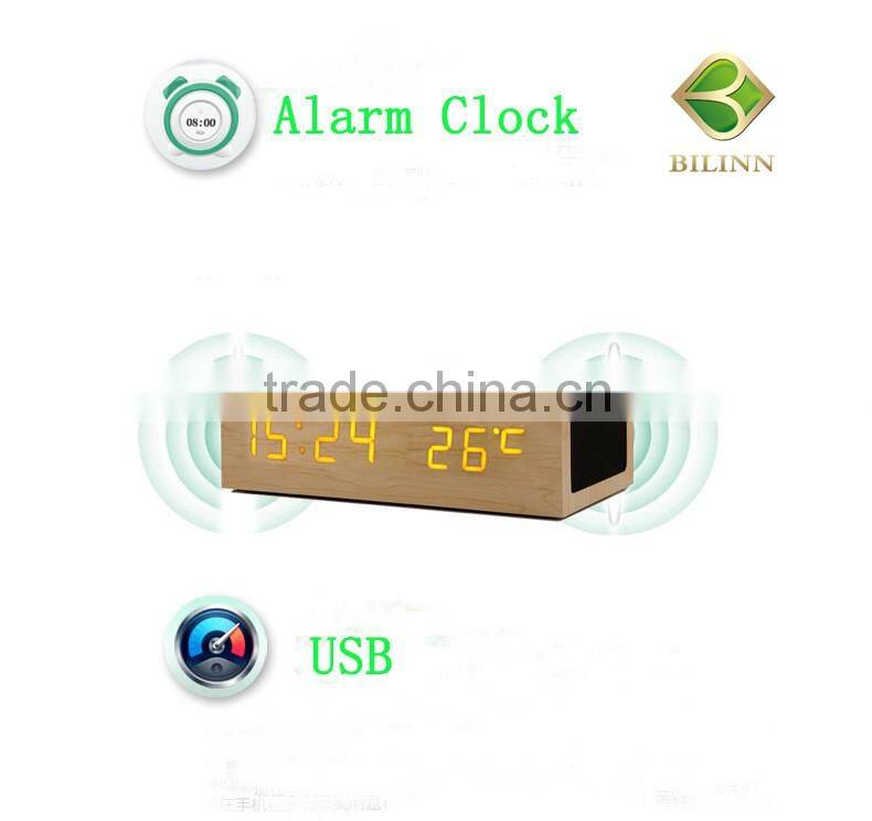 bluetooth speaker square Wooden bluetooth speaker with bass